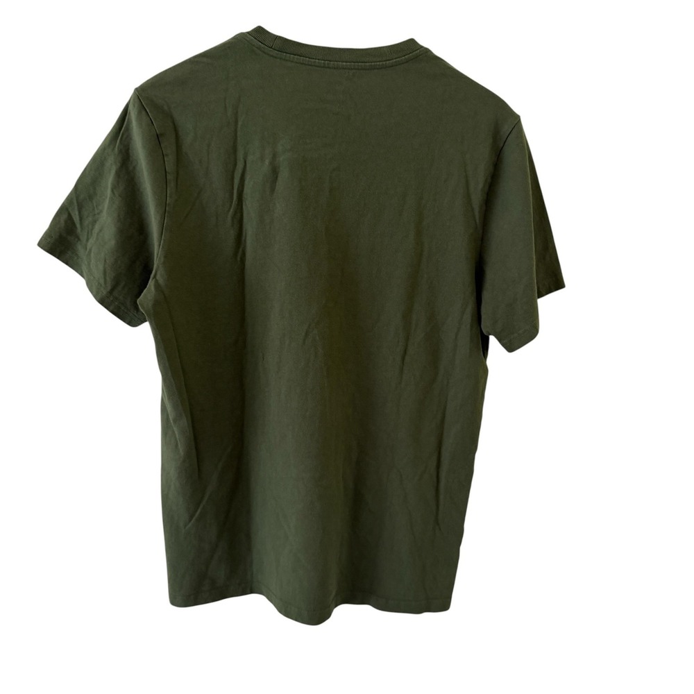 Everlane Pocket T Shirt Top Mens M Green Organic Cotton Crewneck Classic Soft - Picture 2 of 8